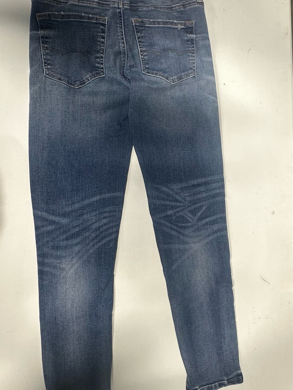 American Eagle Outfitters Distressed Skinny Jeans - Blue - Picture 2 of 5